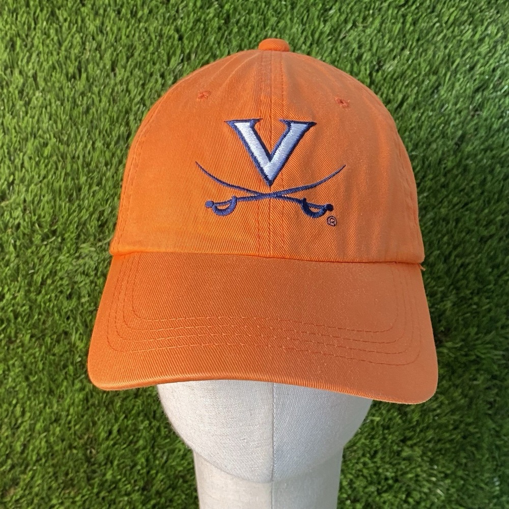 University of Virginia Cavaliers Wahoos NCAA‎ Orange Adjustable Hat Cap